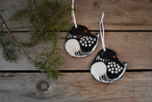 Load image into Gallery viewer, Loon Round Ornament
