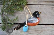 Load image into Gallery viewer, Robin with Egg Ornament