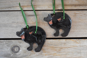 Black Bear with Cub Ornament