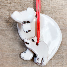 Load image into Gallery viewer, Polar Bear with Cub Ornament
